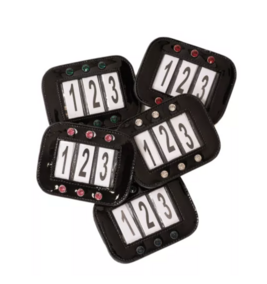 Zadel en hoofdstel nummers