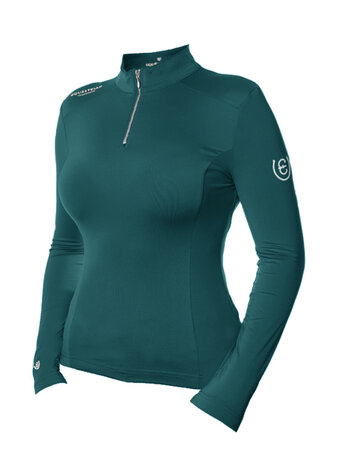 Equestrian Stockholm UV Protection top Emerald.