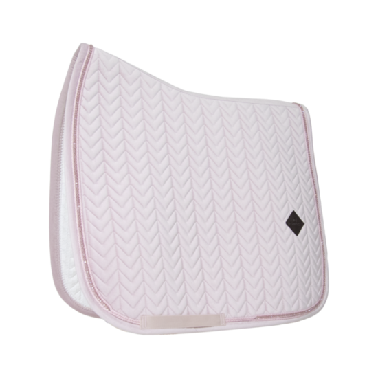 Kentucky zadelpad velvet pearl dressuur full soft roze