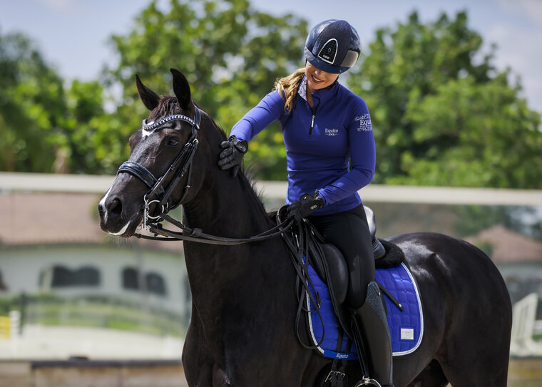 Equito zadelpad Royal blue