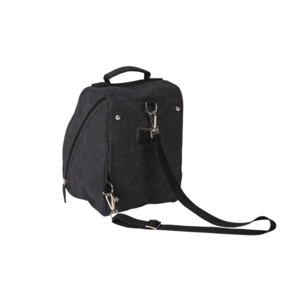 Kentucky Cap tas met "konijnenbont" Zwart 