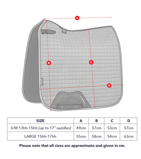 Le Mieux cooling dressuur pad WIT   full 