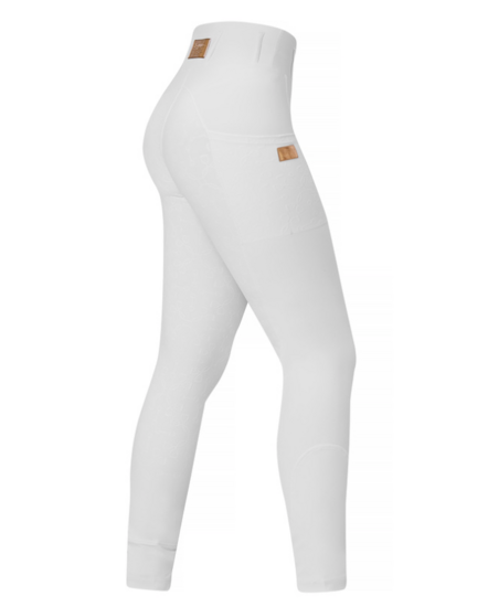 Equito rij legging white rose gold 