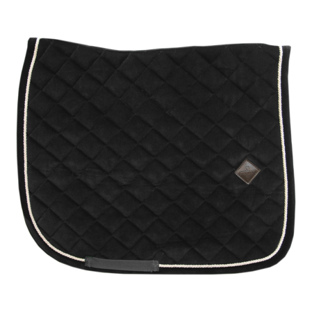 Kentucky zadelpad corduroy dressage zwart