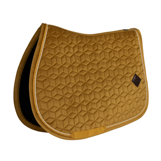 Kentucky zadelpad Velvet pony mustard