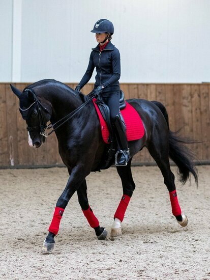 Le Mieux Dressage Suede Chilli Red full 