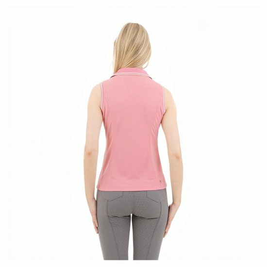 ANKY&reg; Essential Polo Shirt Sleeveless Cashmere Rose  SS22