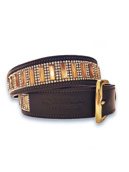 Equestrian Stockholm Winner Brown thin riem