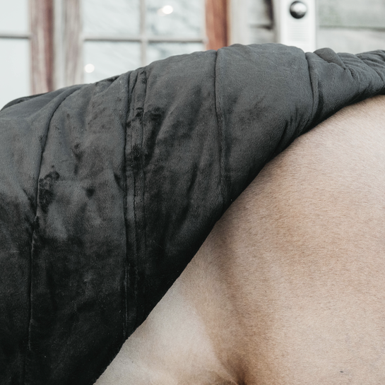 Kentucky ONDER deken 150 gram navy  'konijnenbont' 