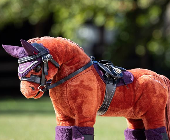 Le Mieux TOY pony hoofdstel zwart