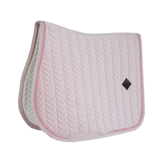 Kentucky zadelpad velvet pearl jumping full soft roze