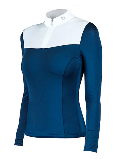 Equestrian Stockholm Light Breeze Top Blue Meadow