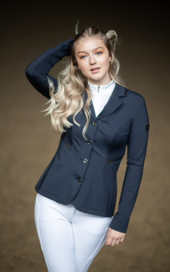 Equestrian Stockholm wedstrijd jas Navy