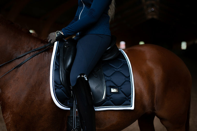 Equestrian Stockholm midnight white edge