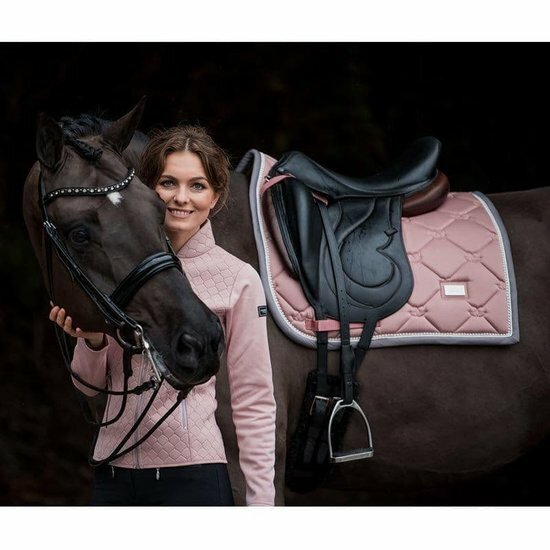 Equestrian Stockholm Pink pearl zadelpad dressuur