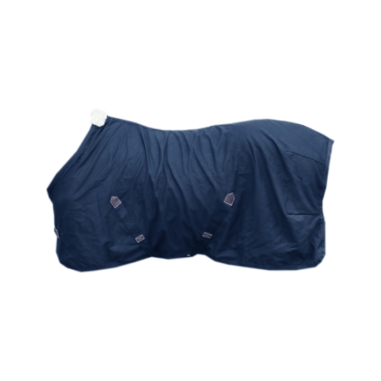 Kentucky cotton sheet deken navy 