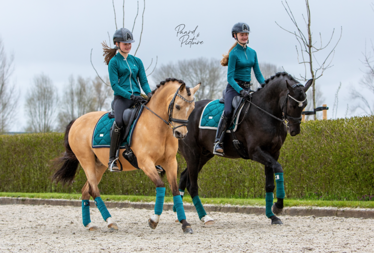 Equestrian Stockholm Amazonite dressuur zadeldek 