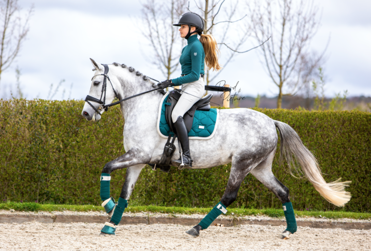 Equestrian Stockholm Amazonite dressuur zadeldek 