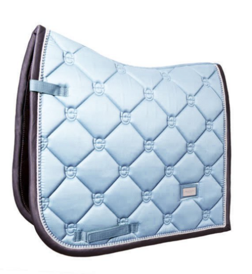 Equestrian Stockholm Ice Blue Pearl dressuur zadeldek 