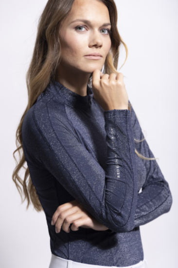  Samshield FW'21 Ava trainingstop Navy lurex