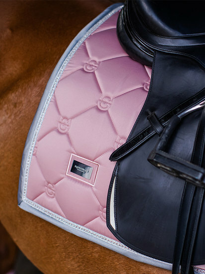 Equestrian Stockholm Pink Crystal  dressuur zadeldek 