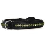 Equestrian Stockholm hond halsband Deep Olivine 