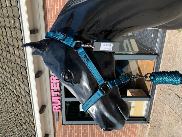  Equestrian Stockholm Halster met touw aurora blues