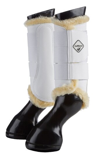 Le Mieux Fleece Lined Brushing Boots wit