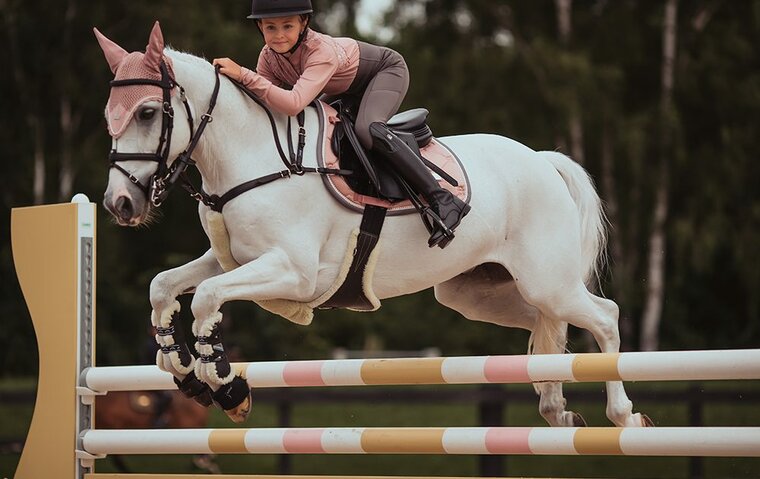 Equestrian Stockholm oornetje pink 