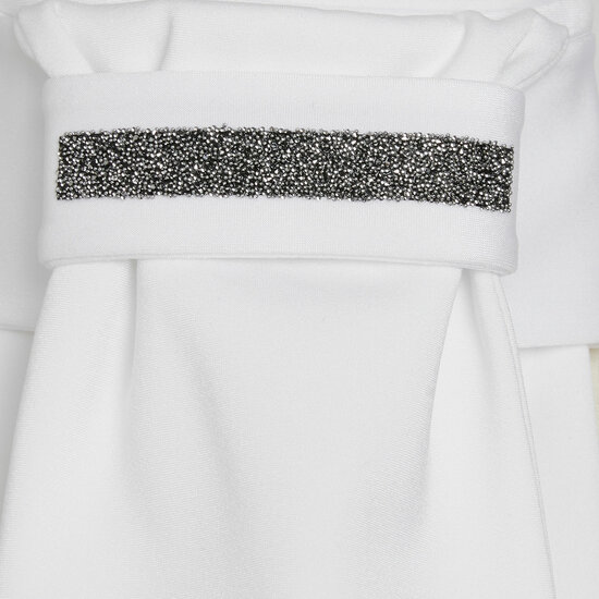Samshield plastron crystal fabric Black Chrome.