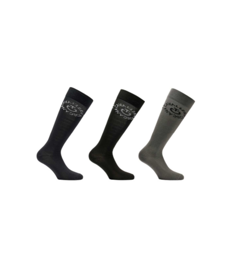 Cavalleria Toscana sokken verpakt per 3 paar in luxe box rond logo