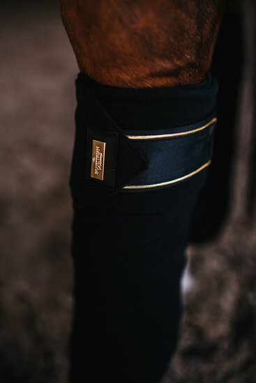 Equestrian Stockholm classic Bandages Black GOLD