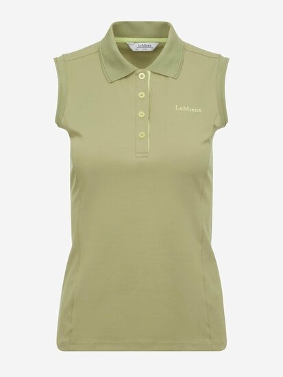 Le Mieux Polo Mouwloos polo shirt Moss