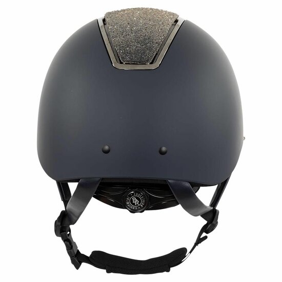 BR Riding Helmet Omega Glamorous Navy/Gunmetal