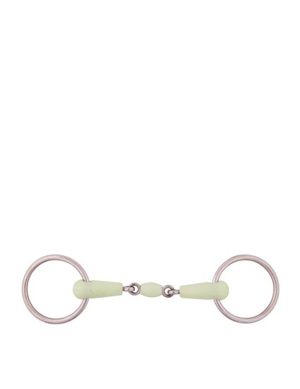 BR Watertrens Apple Mouth dubbel gebroken 18mm RVS