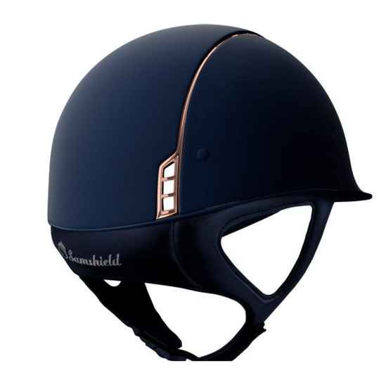 Samshield Cap Shadow Mat Blue met Rose gold NR. 5