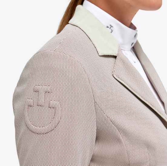 Cavalleria toscana GP  wedstrijd jas beige -klein ruitje 