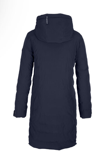 Pikeur warm gevoerde lange regen jas Waterdicht 4022 NAVY