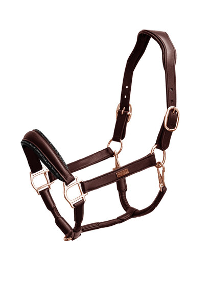  Equestrian Stockholm anatomisch LEREN Halster Moonless Night PONY