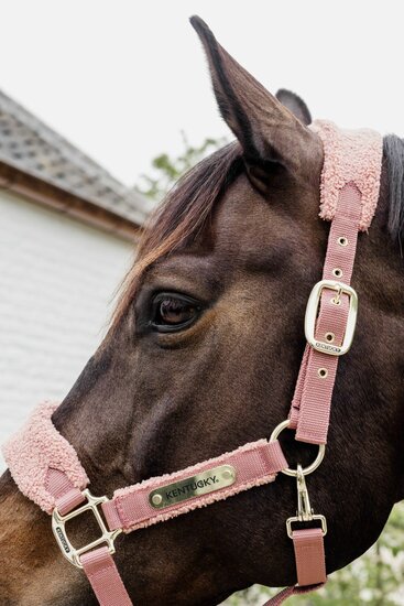Kentucky Teddy Fleece halster oud roze