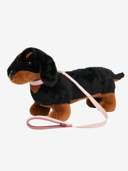 Le Mieux Mini Toy Dog halsband met lijn roze