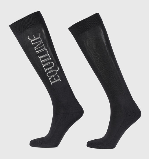 Equiline - GINOG - Glamour sokken Black