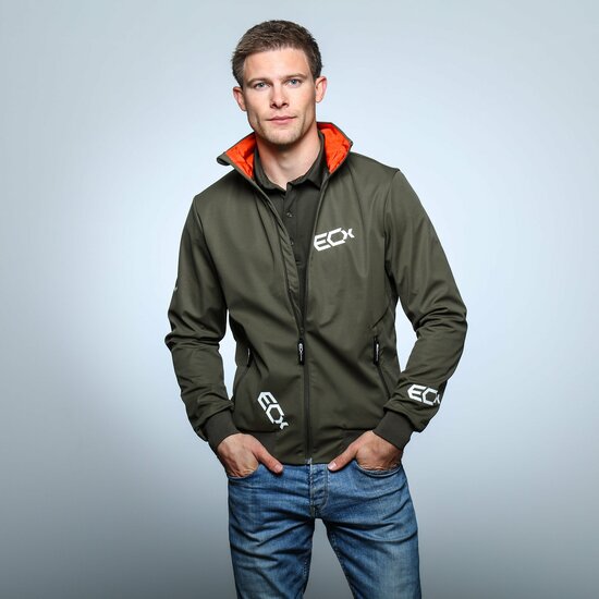 ECX fashion Heren Softshell Jas Groen