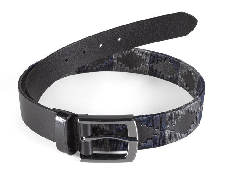 Equiline Leather Belt ELEONE Blue