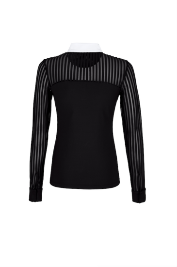 Pikeur 5290 wedstrijdshirt lange mouw Zwart