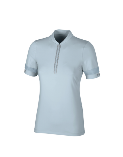 Pikeur 5210 Zip Shirt Licht blauw