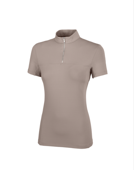 Pikeur 5232 Zip Shirt Sports Soft Greige