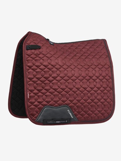 Le Mieux Crystal Suede Dressage Burgundy