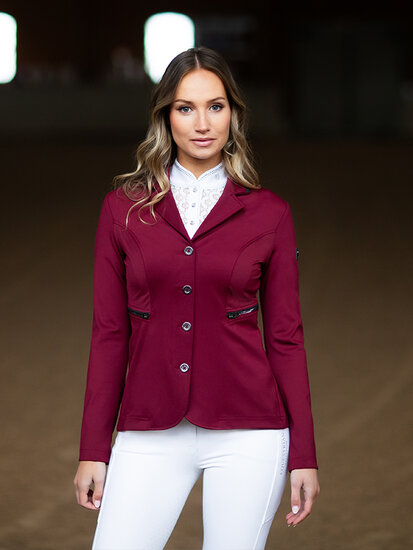 Equestrian Stockholm Select wedstrijd jas Bordeaux