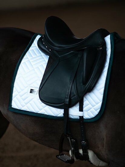 Equestrian Stockholm zadelpad White - Dramatic Monday groen Dressuur